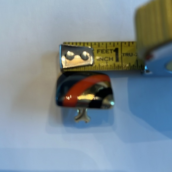 Rare 🔥Tiffany Earrings.Angela Cummings 18KYG.Coral,Black Jade&Hematite.Stamped. - Picture 9 of 12